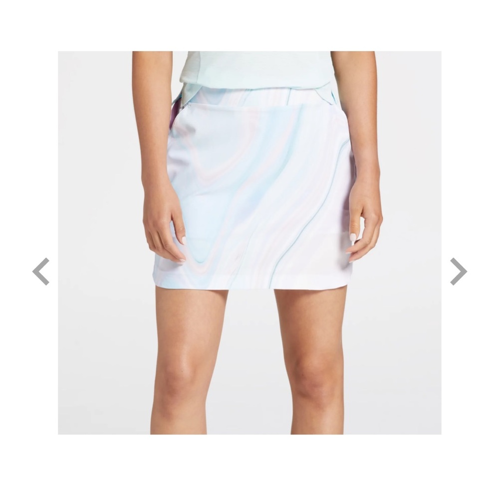 NWT Calia Birdie 16” length marble golf skort